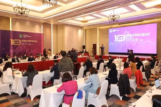 Lễ công bố 10 sự kiện chứng khoán năm 2021. (Ảnh: VSJC)