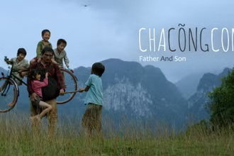 Phim "Cha cõng con" sẽ được trình chiếu tại Tuần phim. (Ảnh: Poster phim)