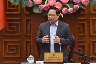 Thủ tướng Phạm Minh Chính phát biểu tại sự kiện.