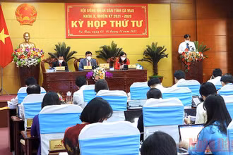 Kỳ họp thứ tư khóa X của Hội đồng nhân dân tỉnh Cà Mau thông qua 28 nghị quyết quan trọng phục vụ phát triển kinh tế-xã hội.
