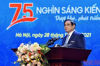 Thủ tướng Chính phủ Phạm Minh Chính phát biểu ý kiến tại Chương trình.
