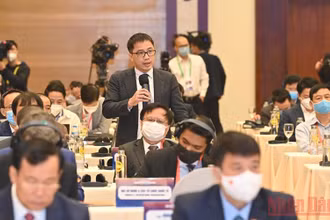 Tiến sĩ Đậu Tuấn Anh, Trưởng Ban Pháp chế, Phòng Thương mại và công nghiệp Việt Nam. (Ảnh: Thủy Nguyên)