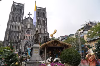 Nhà thờ Lớn Hà Nội. (Ảnh: Thủy Nguyên) 
