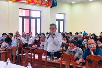 Thành phố Tam Kỳ, Quảng Ngãi tổ chức diễn đàn “Nhân dân góp ý xây dựng đội ngũ cán bộ công chức thành phố 2021”. Ảnh: Trung tâm Văn hóa-Thể thao-Truyền thông TP Tam Kỳ.