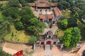 Di tích đền Cổ Loa, một trong những di tích được thành phố quan tâm thực hiện công tác bảo tồn.