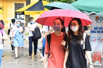 Thí sinh Kỳ thi tốt nghiệp THPT năm 2021. (Ảnh: THỦY NGUYÊN)