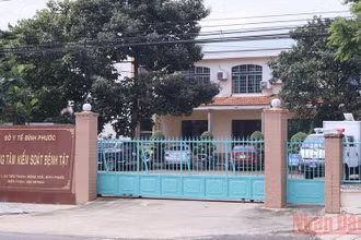 Trụ sở Trung tâm Kiểm soát bệnh tật tỉnh Bình Phước. 