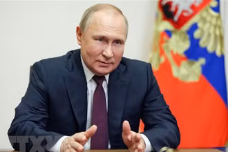 Tổng thống Nga Vladimir Putin. (Ảnh: AFP/TTXVN)