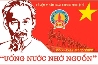 "Uống nước nhớ nguồn" - Tác giả Lê Việt Thành. (Ảnh: Cục Văn hóa cơ sở)