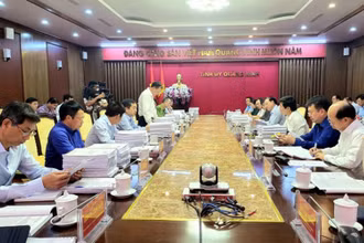 Đoàn công tác số 3 của Ban Chỉ đạo Trung ương về phòng, chống tham nhũng, tiêu cực làm việc với Thường vụ Tỉnh ủy Quảng Ninh.