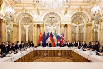 Toàn cảnh vòng đàm phán về khôi phục thỏa thuận hạt nhân Iran ở Vienna, Áo ngày 3/12/2021. (Ảnh: THX/TTXVN)