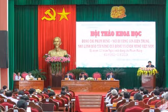 Quang cảnh Hội thảo. (Ảnh: BÁ DŨNG)