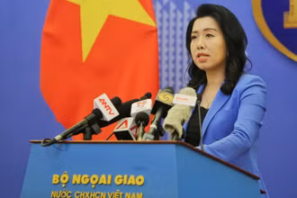 Người Phát ngôn Bộ Ngoại giao Lê Thị Thu Hằng.