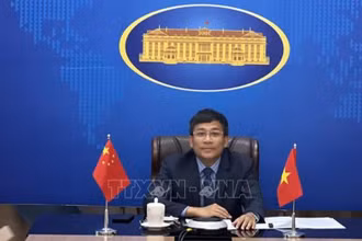 Thứ trưởng Thường trực Ngoại giao Việt Nam Nguyễn Minh Vũ. (Ảnh: TTXVN phát)