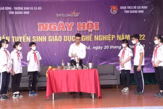 Ngày hội tư vấn tuyển sinh giáo dục nghề nghiệp Quảng Ninh năm 2022 (Ảnh: GDVT).