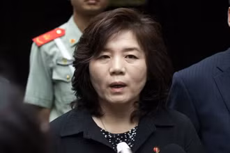 Bà Choe Son-hui. (Ảnh: Yonhap)