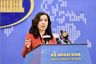 Người phát ngôn Bộ Ngoại giao Lê Thị Thu Hằng.