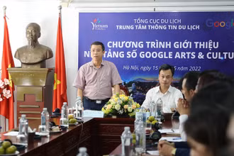 Phó Tổng cục trưởng Tổng cục Du lịch Nguyễn Lê Phúc phát biểu khai mạc. (Ảnh: TCDL) 