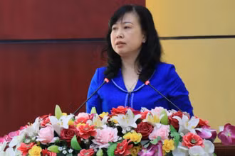 Bí thư Tỉnh ủy Bắc Ninh Đào Hồng Lan phát biểu tại Hội nghị.