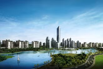 Phối cảnh dự án khu đô thị Bắc An Khánh.