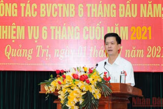 Ông Lê Quang Tùng - Bí thư Tỉnh ủy Quảng Trị làm Trưởng Ban Chỉ đạo phòng, chống tham nhũng, tiêu cực của tỉnh.