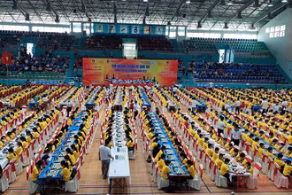 1.031 kỳ thủ trẻ tham gia thi đấu tại giải.