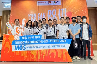 Trường Trung học phổ thông Chuyên Lê Hồng Phong (Nam Định) “thắng lớn” tại vòng thi cấp quốc gia Cuộc thi Vô địch tin học văn phòng thế giới-Viettel 2022.