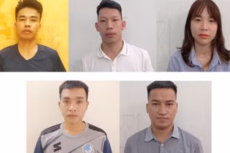 5 đối tượng đã bị công an bắt tạm giam.