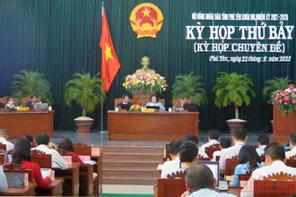 Quang cảnh kỳ họp.