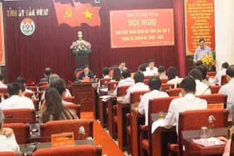 Công bố quyết định thành lập Ban Chỉ đạo phòng, chống tham nhũng, tiêu cực tỉnh Đắk Nông.