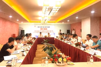 Ảnh minh họa: Hội nghị Đảng đoàn, Ban Thường vụ Trung ương Hội Luật gia Việt Nam lần thứ mười hai. (Ảnh: Hội Luật gia Việt Nam)