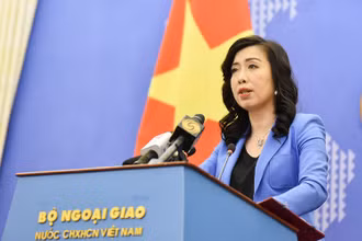 Người phát ngôn Bộ Ngoại giao Việt Nam Lê Thị Thu Hằng.