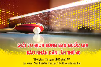 Giải vô địch bóng bàn quốc gia Báo Nhân Dân lần thứ 40 năm 2022