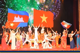 Chương trình giao lưu nghệ thuật Việt Nam-Campuchia. (Ảnh minh họa)