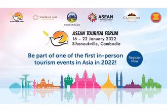 Diễn đàn Du lịch ASEAN (ATF) năm 2022 với chủ đề “Một cộng đồng vì hòa bình và tương lai chung” tại Sihanoukville, Campuchia. 
