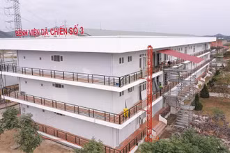 Bệnh viện dã chiến do Sun Group xây dựng. 