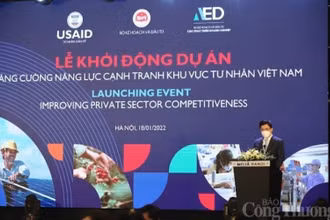 Đại diện Bộ Kế hoạch và Đầu tư phát biểu tại sự kiện. (Ảnh: Báo Công thương)