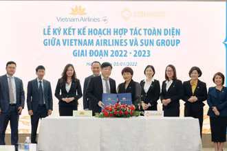 Lễ ký kết KH hợp tác toàn diện giữa Sun Group và Vietnam Airlines 