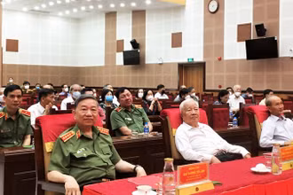 Các đại biểu dự buổi gặp mặt. (Ảnh: Bộ Công an)