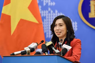 Người phát ngôn Bộ Ngoại giao Lê Thị Thu Hằng.