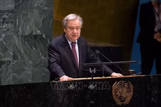 Tổng Thư ký Liên hợp quốc Antonio Guterres. (Ảnh: THX/TTXVN)