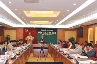 Kỳ họp thứ 11 Ủy ban Kiểm tra Trung ương. Ảnh: Ủy ban Kiểm tra Trung ương.