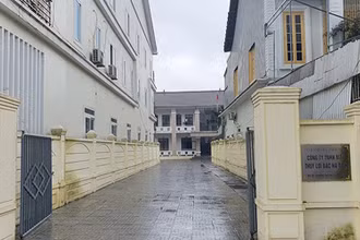 Trụ sở Công ty TNHH một thành viên thủy lợi Bắc Hà Tĩnh.