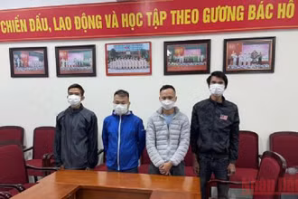 Các đối tượng trong đường dây đánh bạc hơn 600 tỷ đồng bị bắt. 