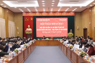 Quang cảnh hội thảo.