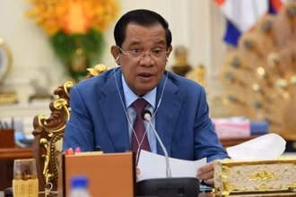 Chủ tịch CPP, Thủ tướng Chính phủ Hoàng gia Campuchia Samdech Techo Hun Sen. (Ảnh: Fresh News)