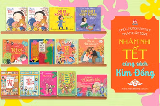 Chương trình "Lì xì sách Tết" của Nhà xuất bản Kim Đồng. (ẢNh: NXB Kim Đồng)