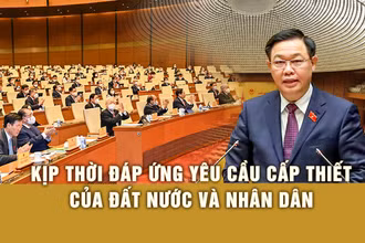 Kịp thời đáp ứng yêu cầu cấp thiết của đất nước và Nhân dân