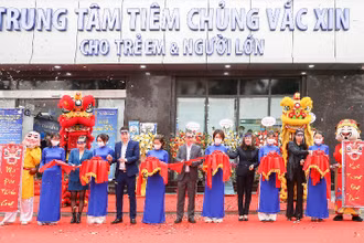 Khai trương Trung tâm tiêm chủng VNVC Hoàng Mai.