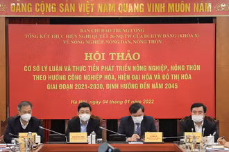 Phát triển nông nghiệp, nông thôn theo hướng công nghiệp hóa, hiện đại hóa và đô thị hóa